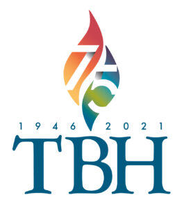 Temple Bell Hillel 75th Anniversary Logo